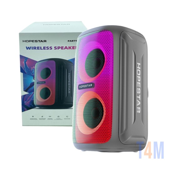 Coluna Bluetooth Hopestar  Party 110 Mini Cinza